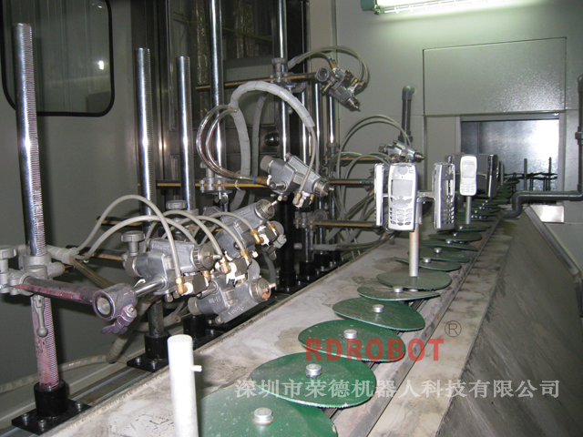 固定喷枪喷涂生产线