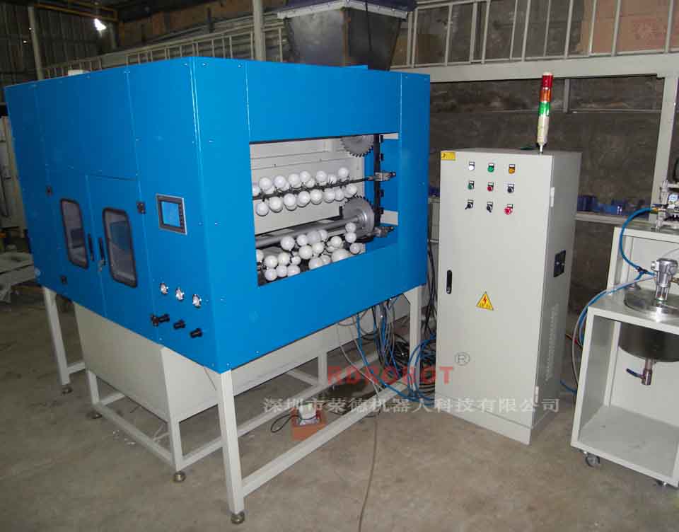 圣诞球在线自动喷漆机