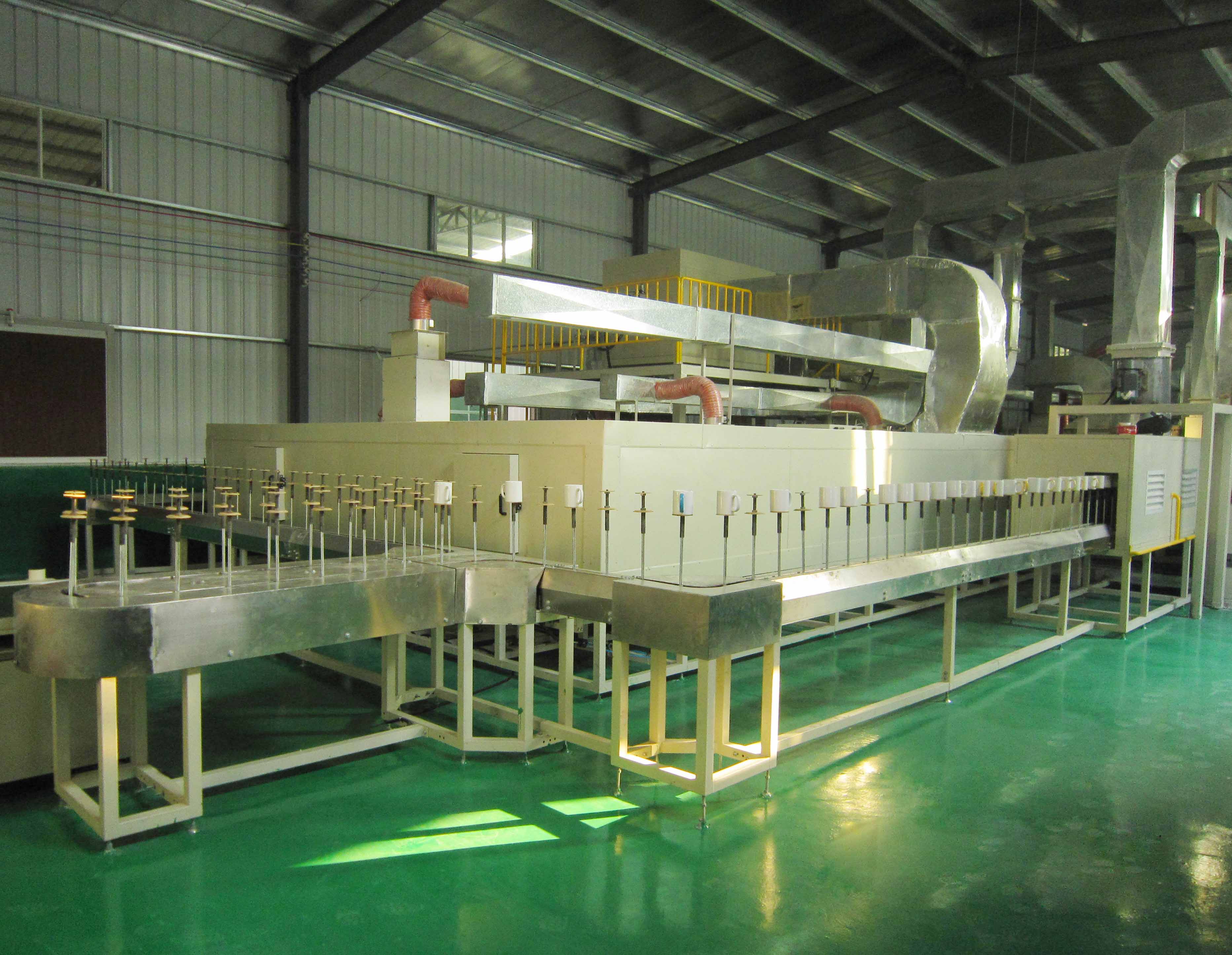 自动喷漆房的车间结构及生产区域