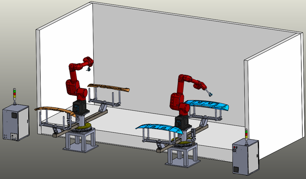 国产防爆喷涂机器人的标志解读