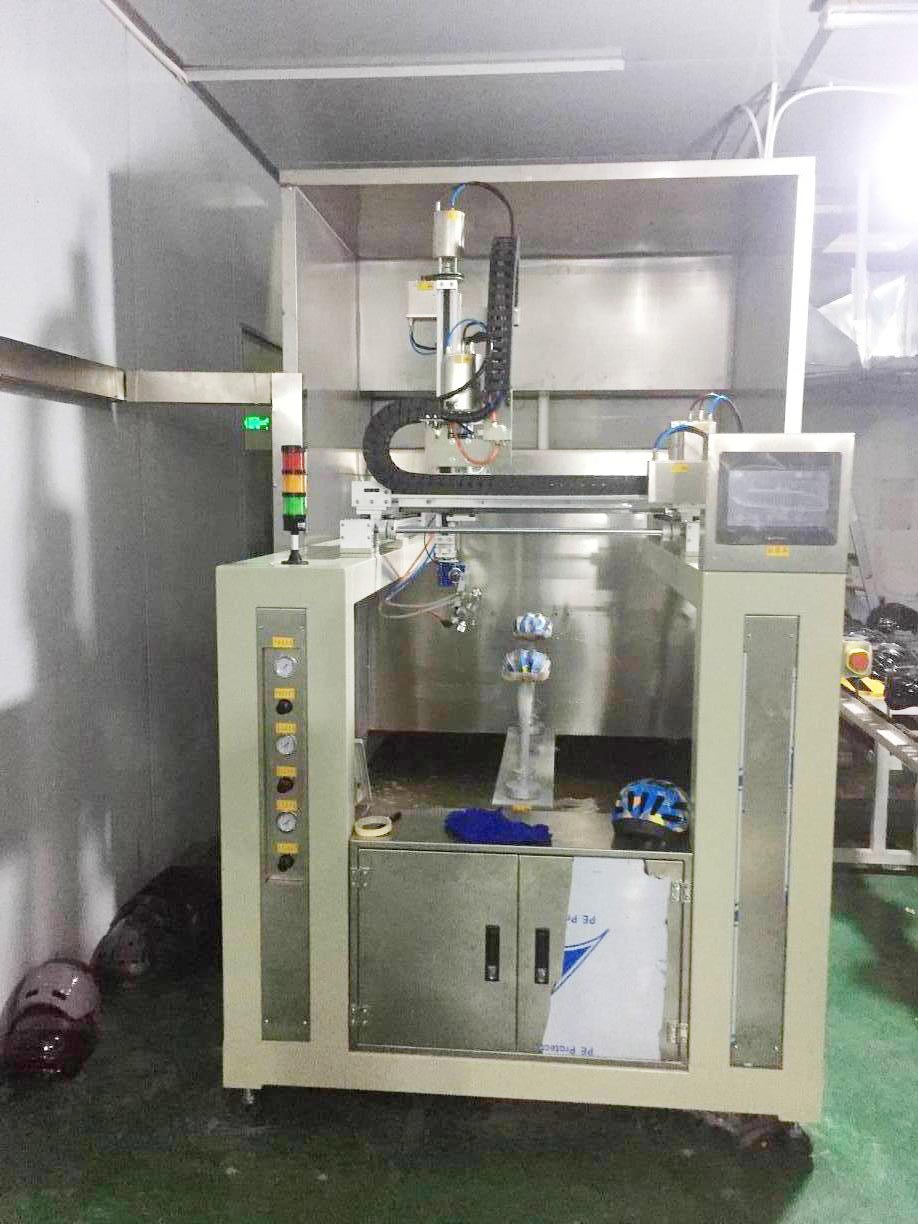 头盔喷涂往复机